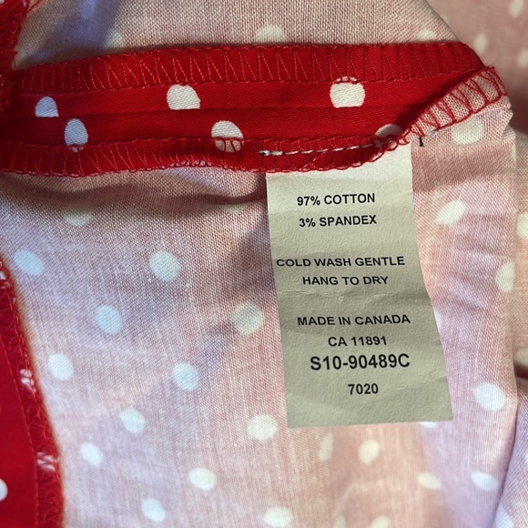 Simone Size 2 Red Polka Dot Pin-Up Style Dress with Pockets - Picture 5 of 5